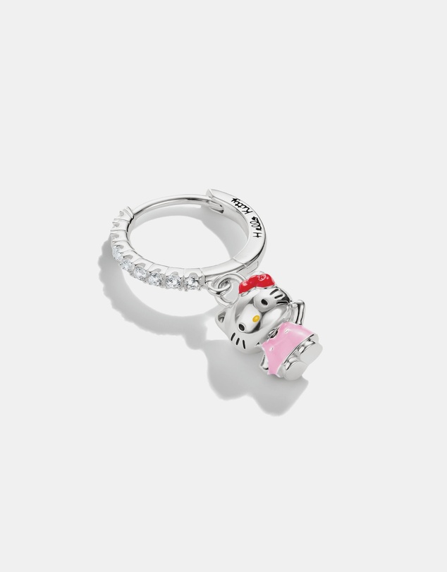 THOMAS SABO - THOMAS SABO Hello Kitty Single hoop earring with zirconia