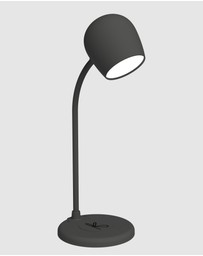 Kreafunk - Kreafunk Ellie Lamp W/ Qi Charger And Bluetooth Speaker - Black