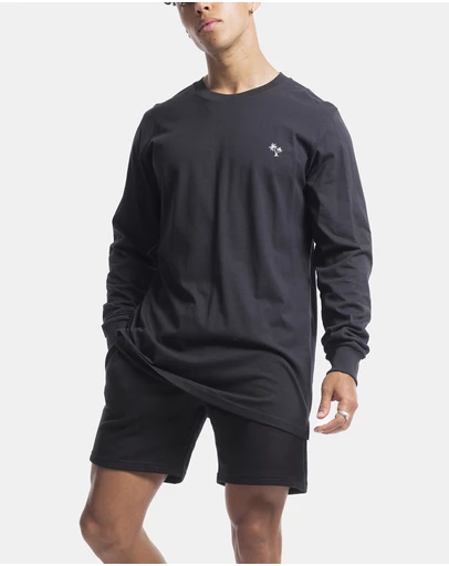 Vacancy Co - Palm Embroidery Long Sleeve Tee
