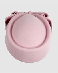 Max Alexander - Felt Pink Pillbox Hat