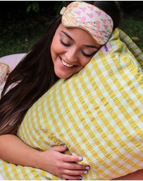 Mosey Me - Citrus Seersucker Standard Pillowcase Set