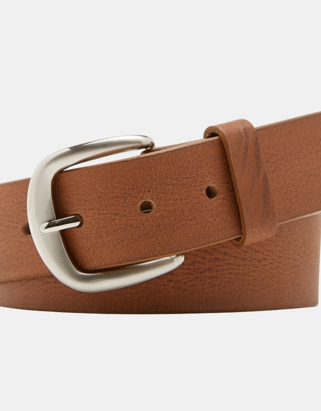 Buckle - Chad. Australian Made Full Grain Vintage Leather Belt. 38mm width.