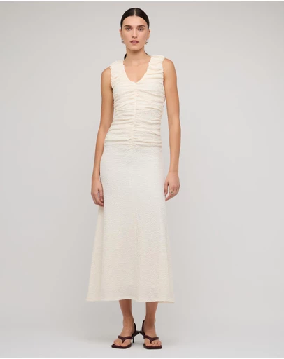 Staple the Label - Lyric Gathered Midi Dress