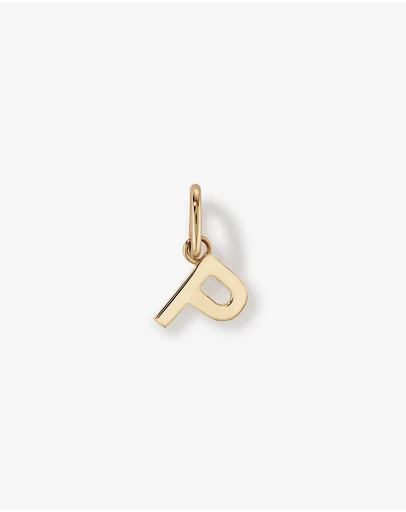 Michael Hill - Letter P Initial Pendant in 10kt Yellow Gold
