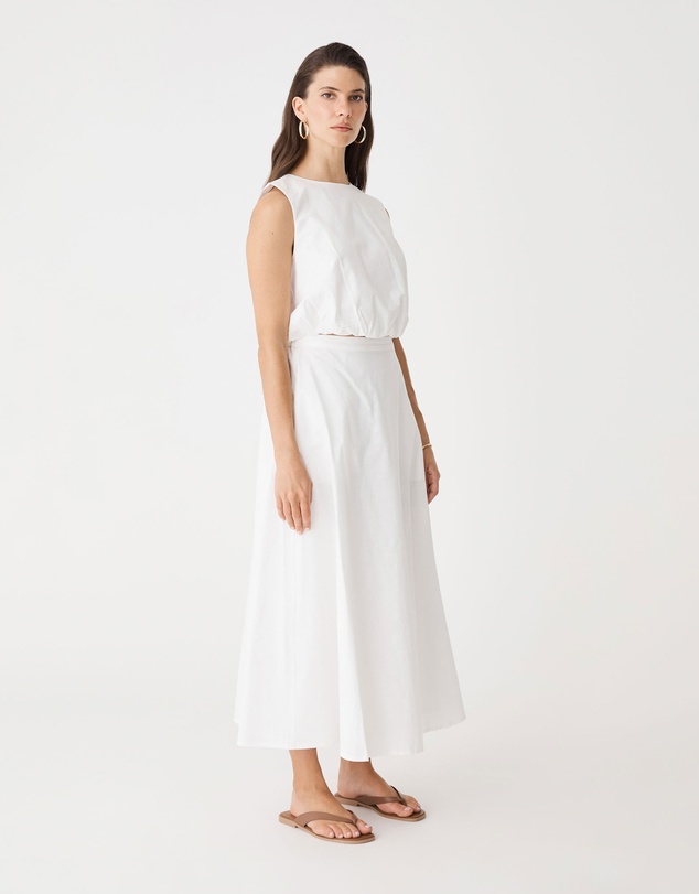 Forcast - Kenya 2 Ruched Linen Top
