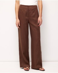 AERE - Nara Tailored Linen Pants