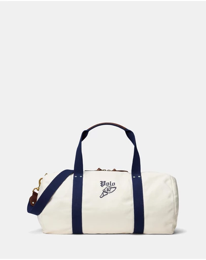Polo Ralph Lauren - Embroidered Canvas Duffel Bag