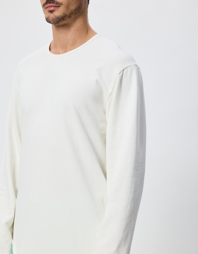 Surrounded By Ghosts - The Phenakite French Terry Assymetrical Hem Jumper