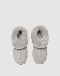 EVERAU - Australian Shepherd Ugg Homey Special Cow Suede Upper House Shoes