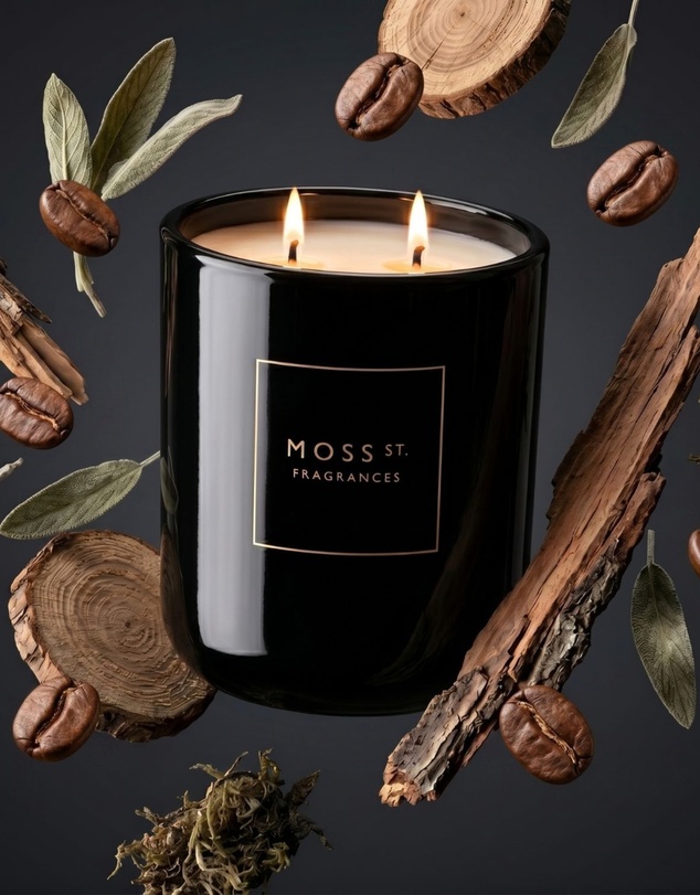 Moss St Fragrances - Sage & Cedar Soy Candle 300g