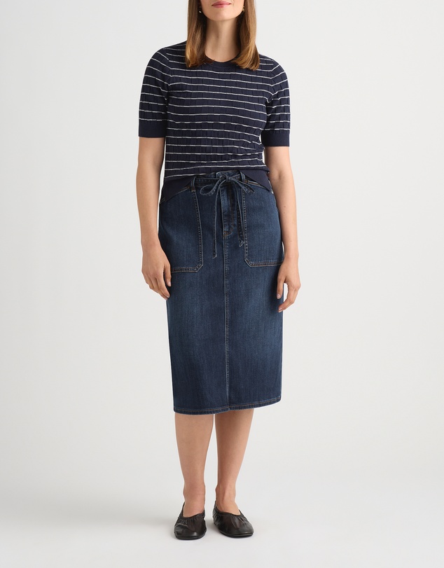 David Lawrence - Immare Denim Pencil Skirt