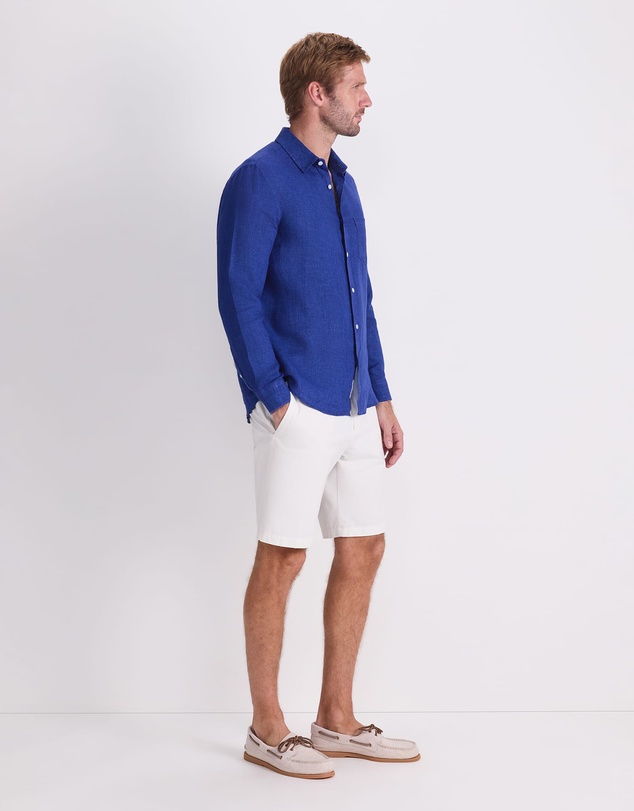 Sportscraft - Linen Long Sleeve Delave Shirt
