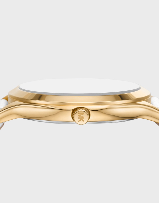 Michael Kors - Slim Runway White Analogue Watch