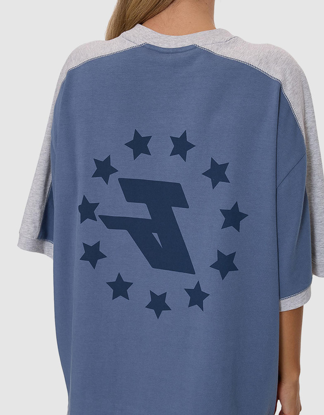 Thrills - Hot Shot Panelled Oversized Tee