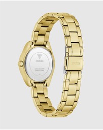 GUESS - Guess Gents and Ladies Set - Connoisseur Two Tone Gents & Mini Luna Gold Tone