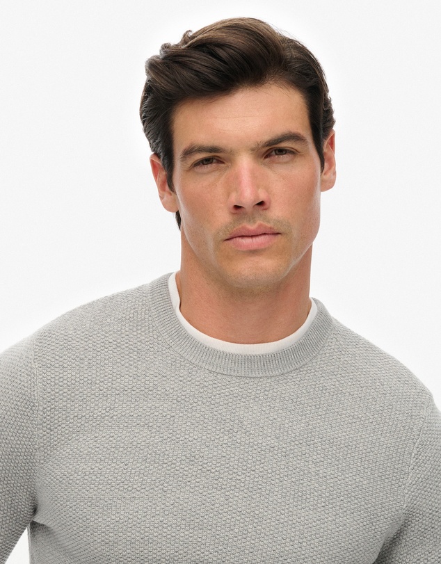 Superdry - Light Weight Cotton Texture Jumper
