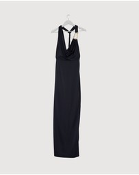 Revibe - Repaired Rebecca Vallance Ayesha Halter Maxi Dress - AU 12