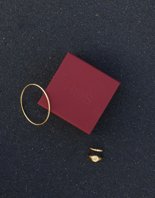 HOUSE OF SLANI - Classic Slim Azura Gold Bangle Bracelet