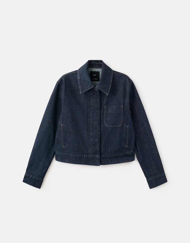 M.N.G - Fitted Denim Jacket With Pockets