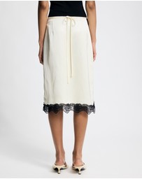 Lover - Thea Lace Trim Wrap Skirt