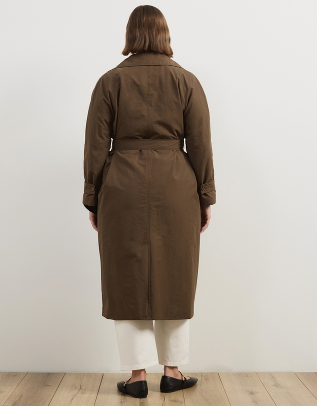 Atmos&Here Curvy - Cora Lightweight Trench Coat