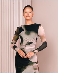 Azzurielle - Nilos Long Sleeve Maxi Dress