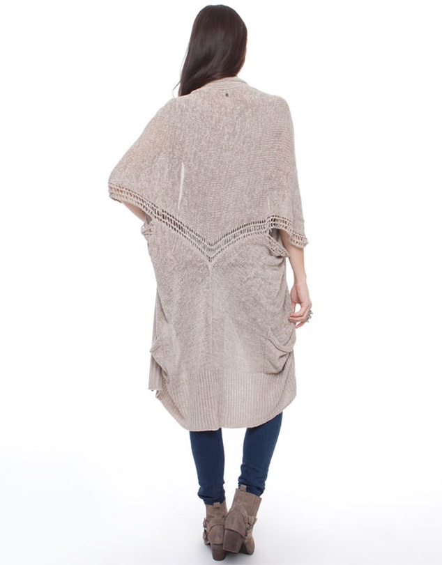 All About Eve - Say No More Cape Knit