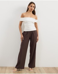Atmos&Here - Ophira Off Shoulder Ponte Structured Top
