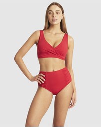 Sea Level Australia - Essentials Gathered Side High Waist Pant