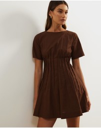 Atmos&Here - Maya Pleat Mini Dress