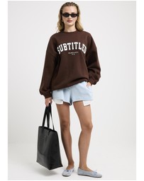 Subtitled - NYC Oversized Crew Neck Jumper
