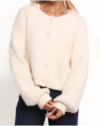 Petal & Pup - Albertine Cardigan - White