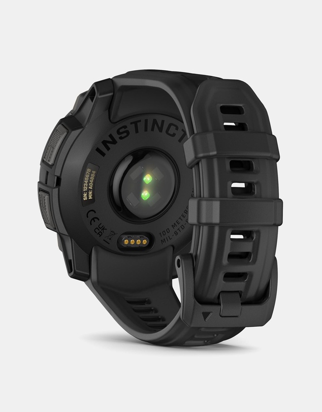 Garmin - Instinct 3 45mm AMOLED Black Bezel with Black Band