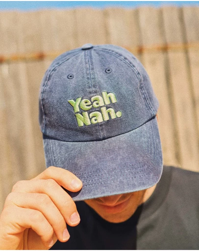 Skwosh - Yeah Nah Men's Cap in Navy