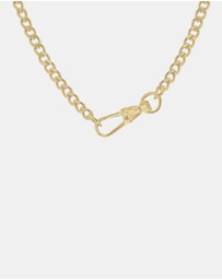 Zoe Olivia - 9K Gold T-Bar Necklace