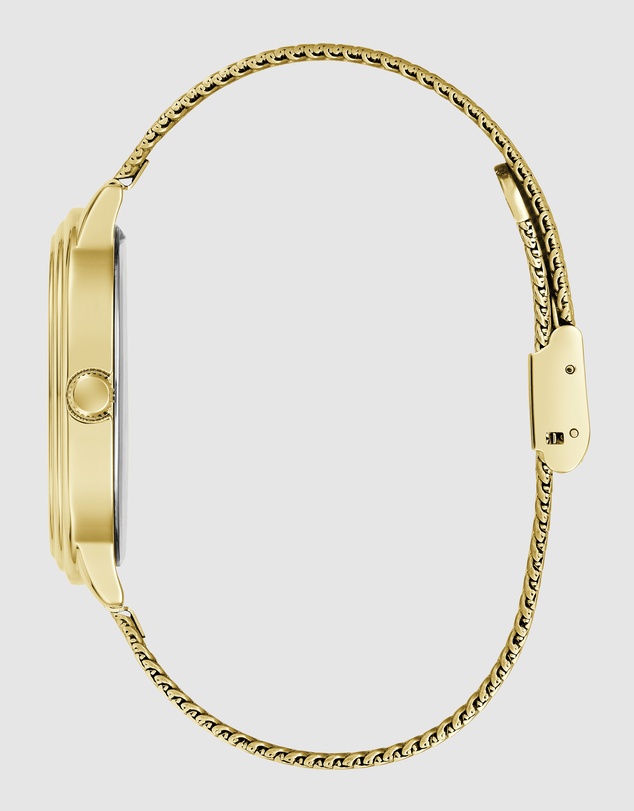 GUESS - GUESS Mens Gold-Tone Analogue Watch