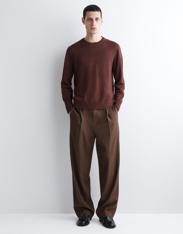 COS - Knitted Linen Crew-Neck Jumper