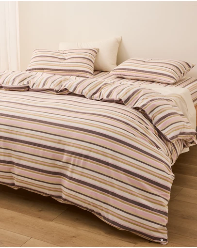 Sheet Society - Leo Washed Cotton Quilt Cover Set