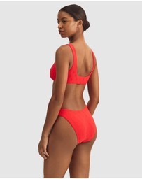 Polo Ralph Lauren - Logo Jacquard High Leg Bikini Bottom