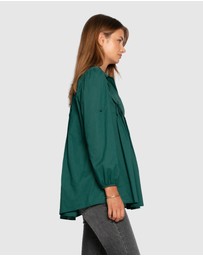 Belle & Bloom - Catch Feelings Pintuck Shirt