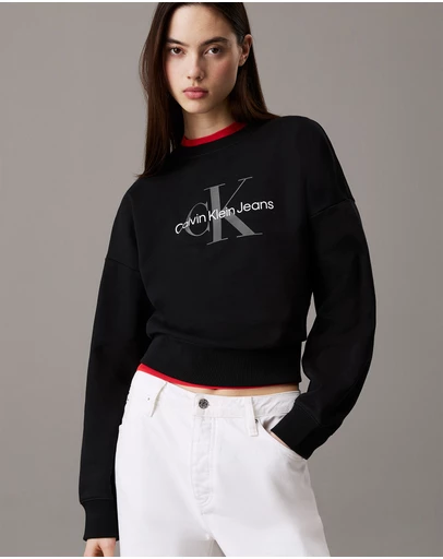 Calvin Klein Jeans - Monologo French Terry Relaxed Sweatshirt