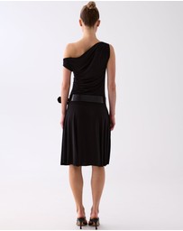 Style Addict - Elara Asymmetric Midi Dress