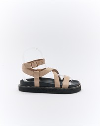 Walnut Melbourne - Presly Leather Sandal