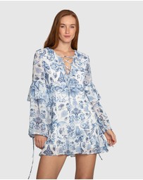 Belle & Bloom - Mad About You Floral Print Mini Dress