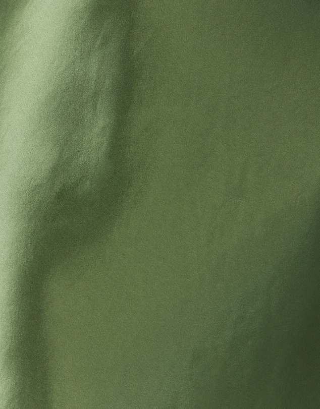 Third Form - Satin Tie Back Strapless Midi Dress