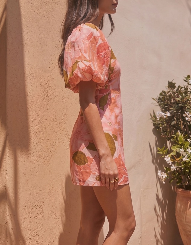 Atmos&Here - Kora Puff Sleeve Mini Dress