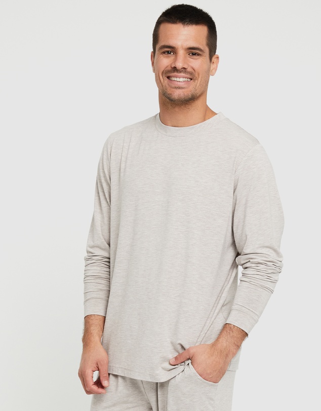 Bamboo Body - Men's Long Sleeve Crew Neck