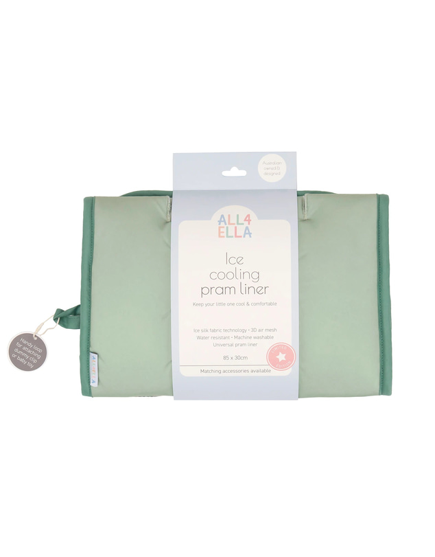 All 4 Ella - Ice Cooling Pram Liner Sage