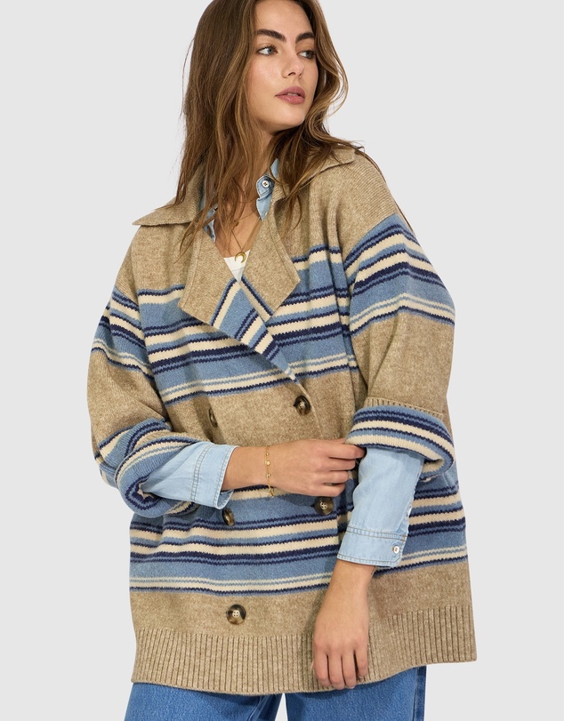 Belle & Bloom - So Many Likes Oversized Knitted Cardi Coat