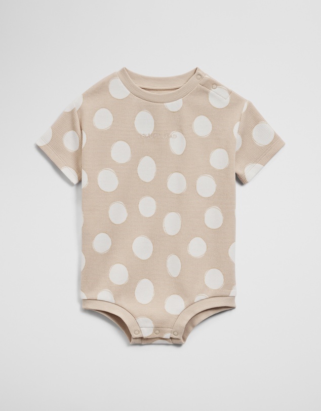 Country Road - Oversized Waffle Short Sleeve Bodysuit